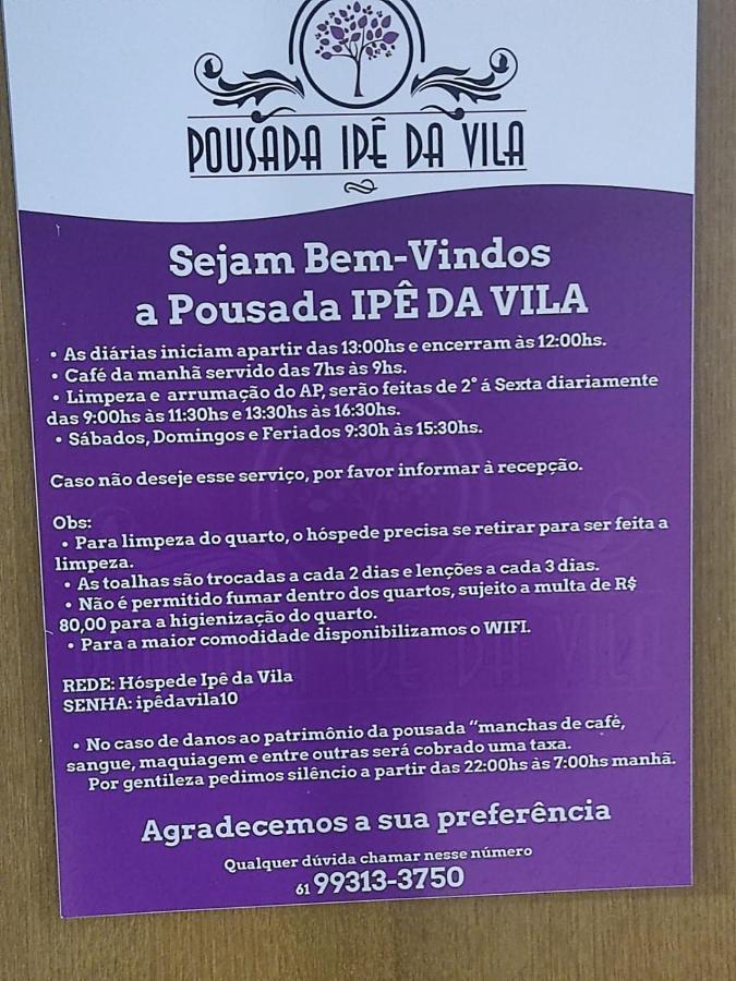 Pousada Ipê da Vila Brasília Extérieur photo